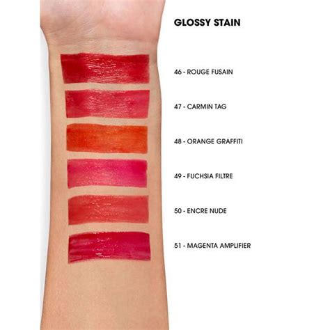 ysl glossy stain lip 218 swatch|ysl lip stain 440.